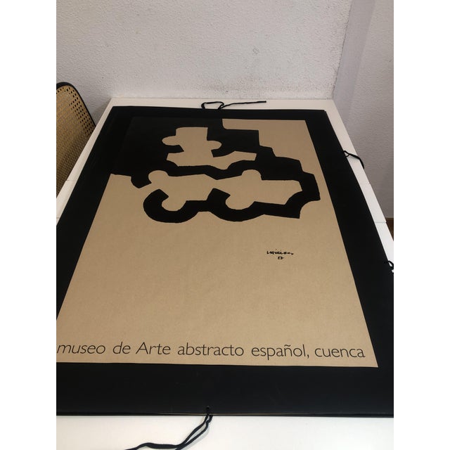 Eduardo Chillida, Untitled n.d., 1982, Offset Lithograph on Kraft Paper For Sale - Image 12 of 13