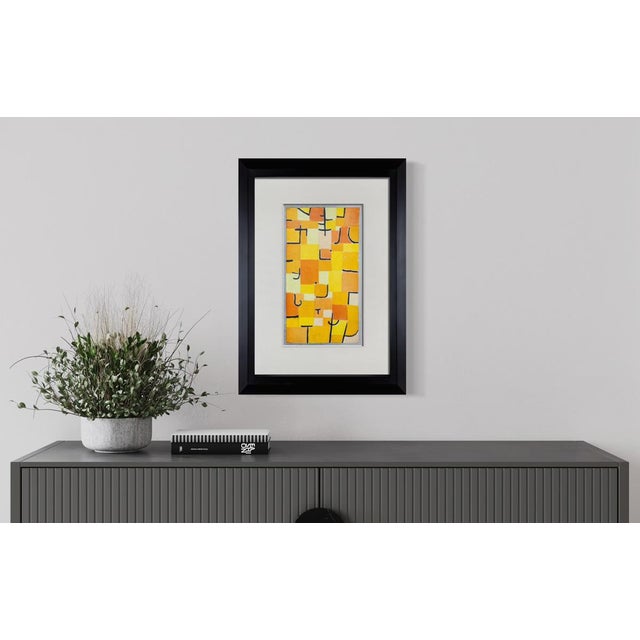 Printmaking Materials Paul Klee Limited Edition Lithograph "Signs in Yellow" Framed Coa For Sale - Image 7 of 7