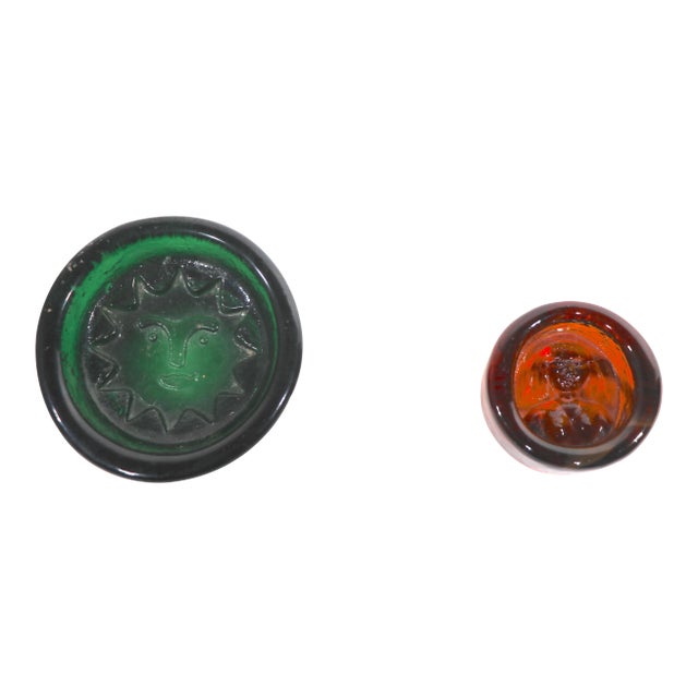 2 Art Glass Bowls by Erik Hoglund for Kosta Boda For Sale