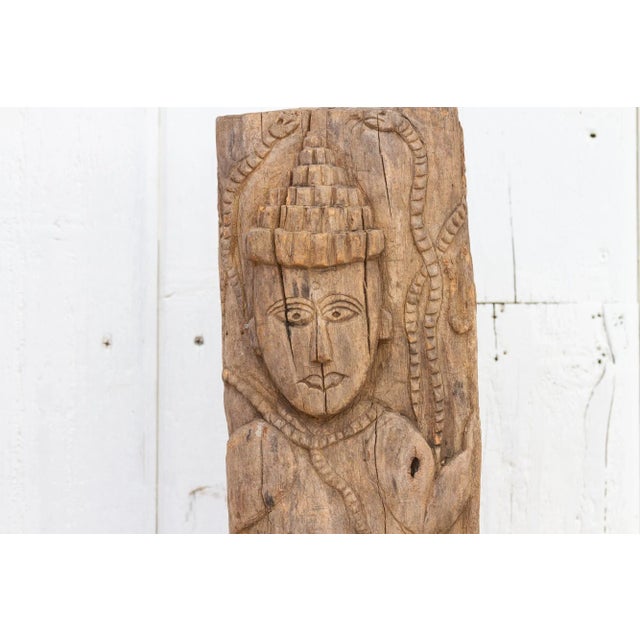Antique Nepalese Shiva Statue For Sale In Los Angeles - Image 6 of 13