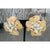 These vintage clip-on earrings are sculpted as full, four-petal blossoms, each petal a soft, irregular lobe that swells...