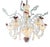 Five-Light Blown Glass Chandelier by Bottega Veneziana For Sale