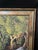 Mid-Century Modern 1950s Mid-Century Modern Rustic Deer Woodland Oil Painting With Heavy Impasto – Signed & Framed For Sale - Image 3 of 12
