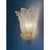 Venetian Transparent Graniglia Leaf Murano Glass Wall Sconces by Simoeng, Set of 2 For Sale - Image 8 of 12