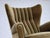 Danish Highback Relax Armchair in Green Furniture Velour, 1960s For Sale - Image 9 of 18