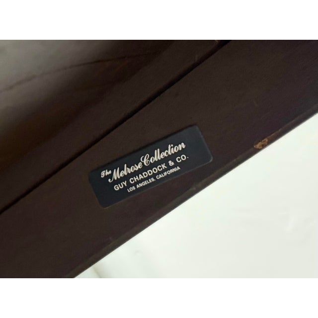 Guy Chaddock Melrose Collection Extendable Dining Table, 60 Inches For Sale - Image 9 of 11