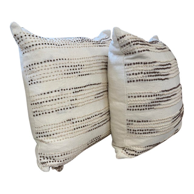 Serena & Lily Pryce Throw Pillows, Pair For Sale