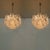 Large Modern Ice Glass Chandeliers attributed to J. T. Kalmar, 1970, Set of 2 For Sale - Image 10 of 14