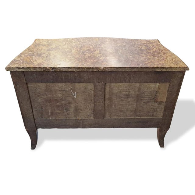 Napoleon III Walnut Chest of Drawers by Perino, Italy For Sale - Image 6 of 12