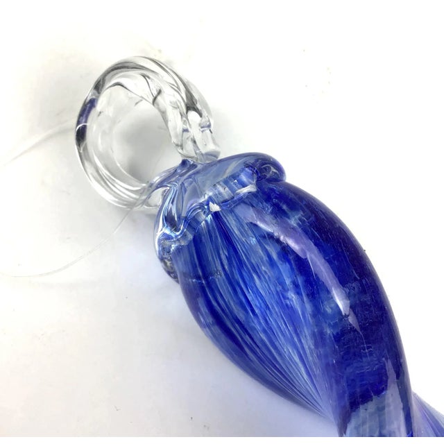 1980s Art Glass Hanging Twirling Ornament For Sale In Portland, ME - Image 6 of 9