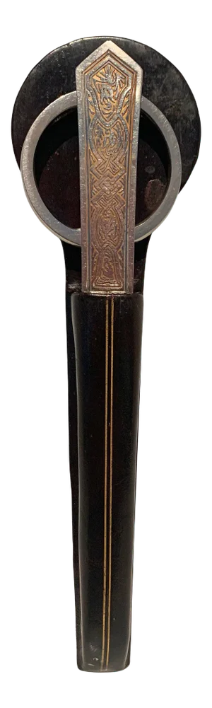 Italian Scissor & Letter Opener Set in Leather Case