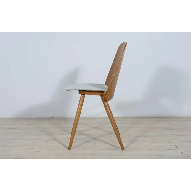 Wood Lollipop Chairs by František Jirák for Tatra, 1960s, Set of 4 For Sale - Image 7 of 12