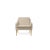 Mr. Olsen lounge chair solid smoked oak cream by warm nordic. Dimensions: d81 x w79 x h 78 cm material: textile...