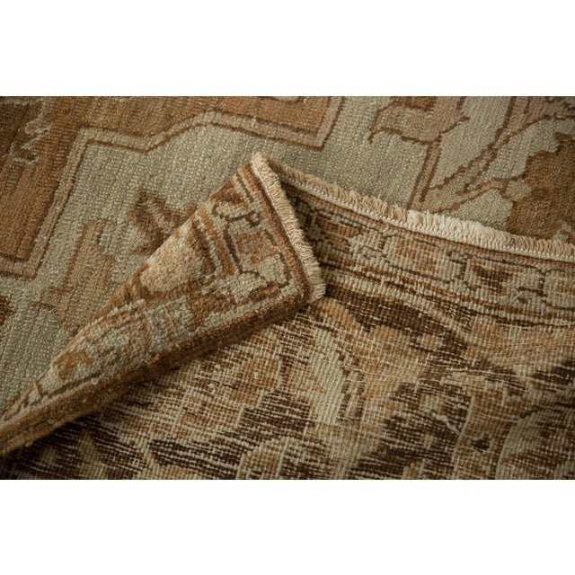 Old New House Vintage Distressed Heriz Carpet - 9'2" X 12'8" For Sale - Image 4 of 12