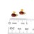 Metal Natural Tourmaline Diamond Earrings 14k Gold 1.87 TCW Certified For Sale - Image 7 of 8
