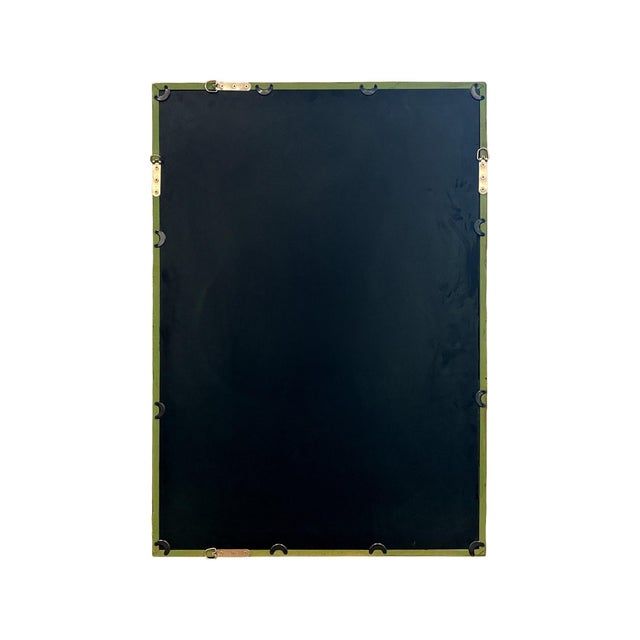 Willow Scalloped Mirror Green For Sale - Image 10 of 11