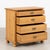 Early 20th century Danish chest of four drawers, crafted in pine with simple clean lines and softly curved front corners....