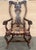 Pair of Gothic Chippendale Dining Armchairs in Solid Mahogany , 1890 For Sale - Image 13 of 18