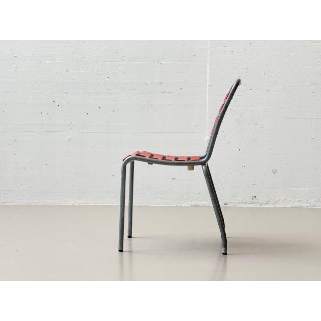 Vintage Garden Chairs in Ash Wood by Atelier Alinea, 1970s, Set of 4 For Sale - Image 10 of 17