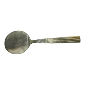 Vintage Georg Jensen Art Deco Sterling Silver Bernadotte Serving Spoon
