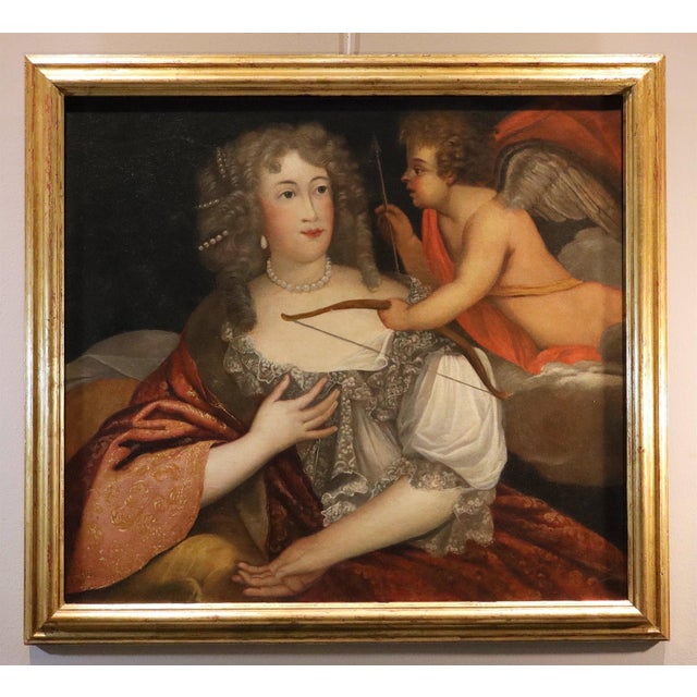 Henri Gascard, Portrait of Lady Gascard, 1690, Oil on Canvas For Sale - Image 11 of 11