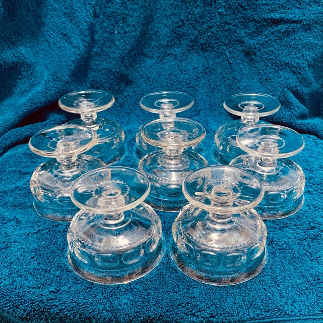 Art Deco Sherbets- Set of 8 For Sale In Miami - Image 6 of 7