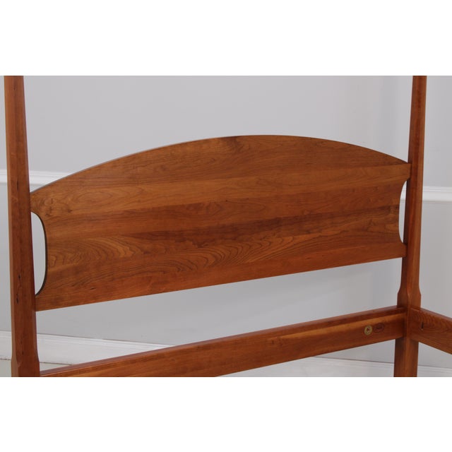 Stickley Stickley Cherry Queen Size Pencil Post Bed For Sale - Image 4 of 15