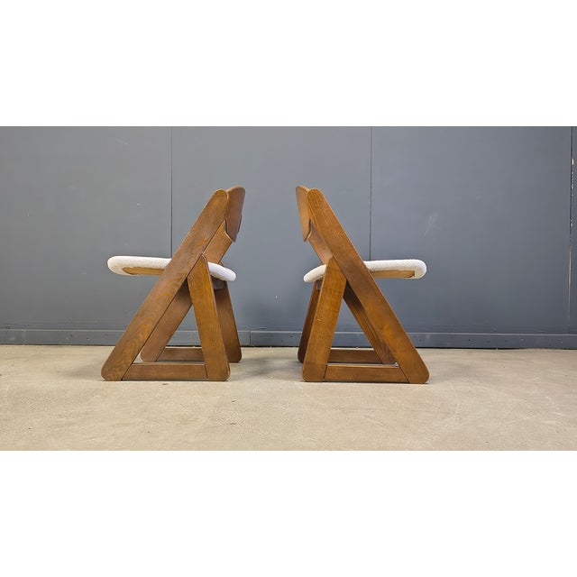 Brutalist Vintage Brutalist Dining Chairs, 1960s, Set of 6 For Sale - Image 3 of 15