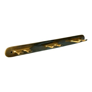 Solid Brass Fireplace Tool Holder For Sale