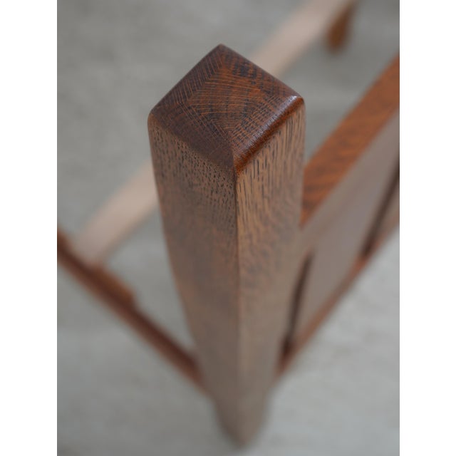 Stickley Harvey Ellis Queen Size Mission Oak Bed For Sale - Image 9 of 17