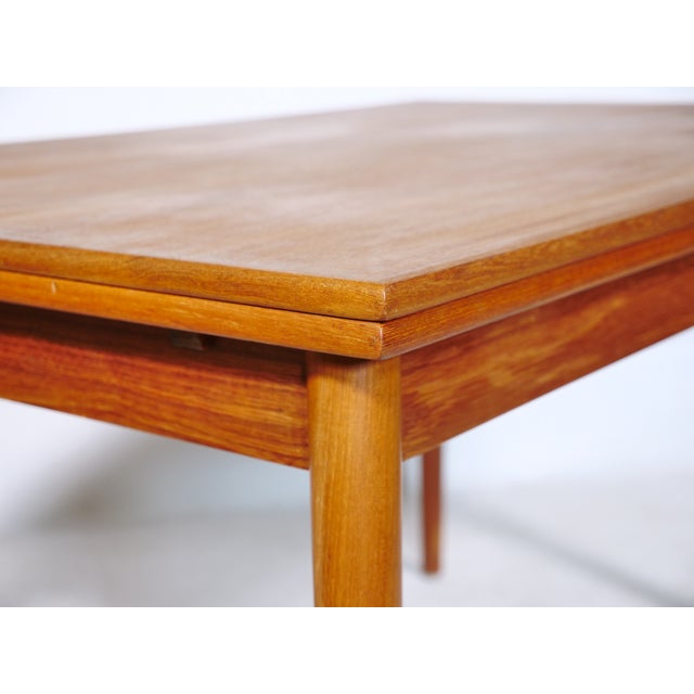 Mid-Century Extendable Teak Dining Table, 1960s For Sale - Image 6 of 12