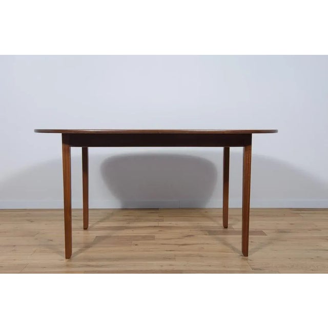 Mid-Century Modern Danish Dining Table by Ole Wanscher for Poul Jeppesens Furniture Factory, 1960s For Sale - Image 3 of 12