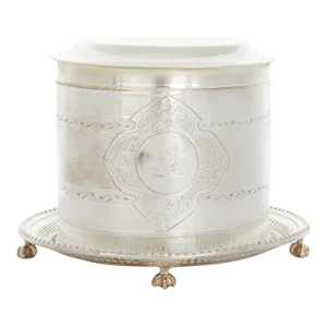 19th Century English Sheffield Silverplate Tea Caddy