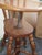 Antique French Country Chair ~ Piano Swivel Stool W Backrest & Cast Iron Feet For Sale - Image 13 of 14