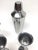 MCM Set Stainless Cocktail Shaker & Silverplate Cocktail Glasses Set of 7 For Sale - Image 4 of 12