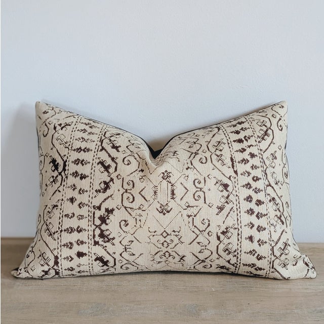 Soane Britain Symi Chestnut 14x20 Lumbar Pillow For Sale - Image 4 of 5