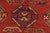 Textile Meshkin Runner 3'6'' X 10'4'' Red Wool Semi-Antique Tribal Hand-Knotted Rug For Sale - Image 7 of 14