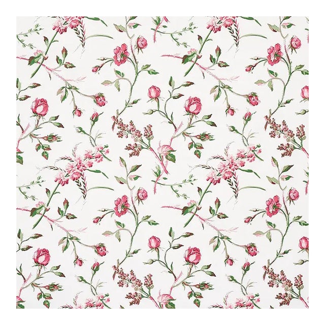 Sample - Schumacher Beluze Fabric in Magenta For Sale