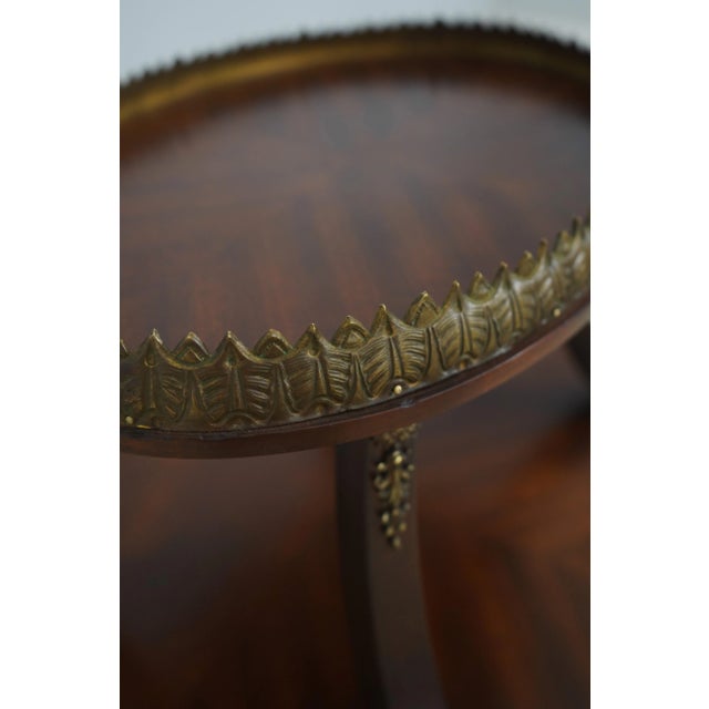 French Louis XV Style 2 Tier Occasional Table For Sale - Image 11 of 12