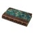 Neat Faux Antique Leather Book Hidden Safe Folio Desk Home Decor For Sale