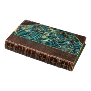 Neat Faux Antique Leather Book Hidden Safe Folio Desk Home Decor