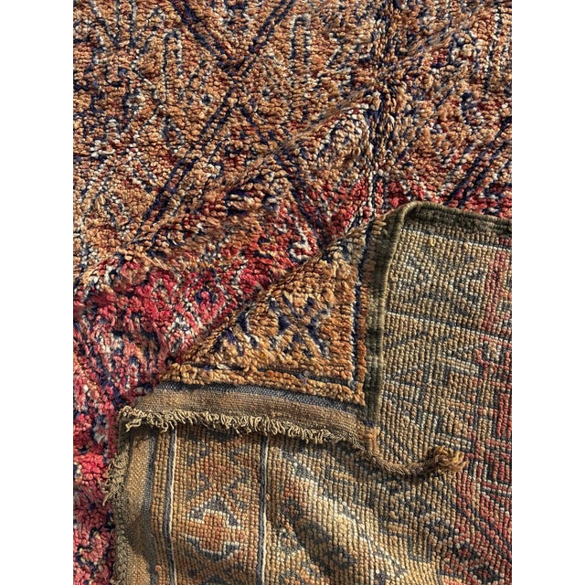 Vintage Moroccan Berber Wool Rug, 1990 For Sale - Image 9 of 10