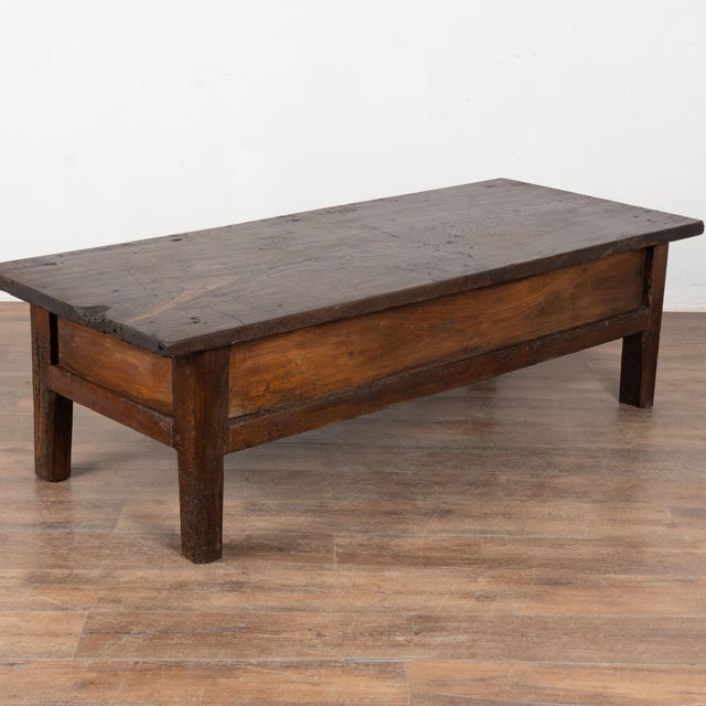 Early 19th Century Rustic Coffee Table With Two Drawers From Portugal For Sale - Image 18 of 18