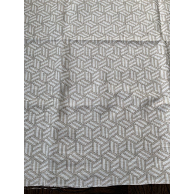 Schumacher Miles Redd Tumbling Blocks 2+ Yards Fabric For Sale - Image 9 of 11