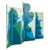 Balla Screens with Green and Blue Pattern by Giacomo Balla for Cassina, Set of 2 For Sale - Image 11 of 11