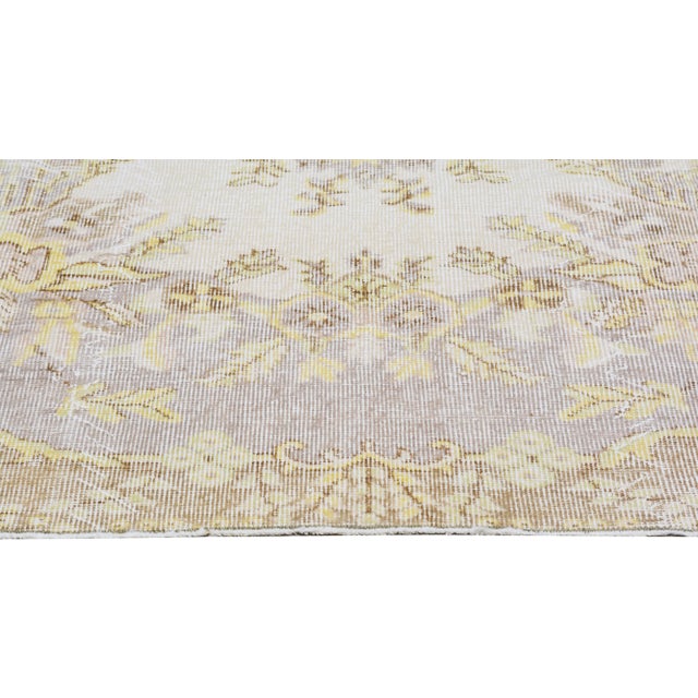 Vintage Turkish Anatolian Hand Knotted Wool Rug, 5'4x8'4" For Sale - Image 4 of 6