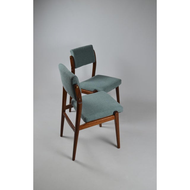 Mid-Century Teak Chairs, Set of 4 For Sale - Image 4 of 17