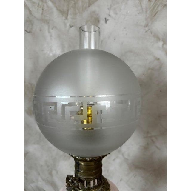Antique Oil Lamp, 1890s For Sale - Image 9 of 14