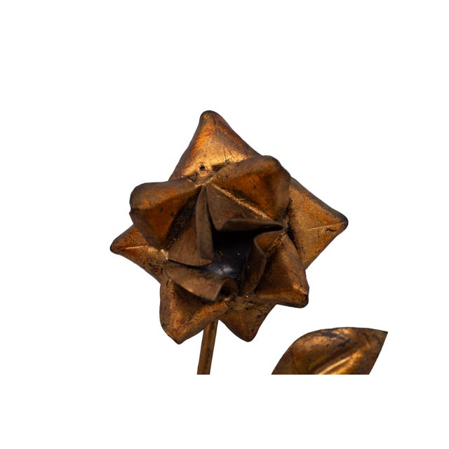 Gilded Metal Wall Coat Racks, France, 1950s, Set of 2 For Sale - Image 11 of 13