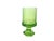 Mid 20th Century Vintage Tiffin Franciscan Madeira Apple Green Glass Footed Goblets Set of 4 For Sale - Image 5 of 9